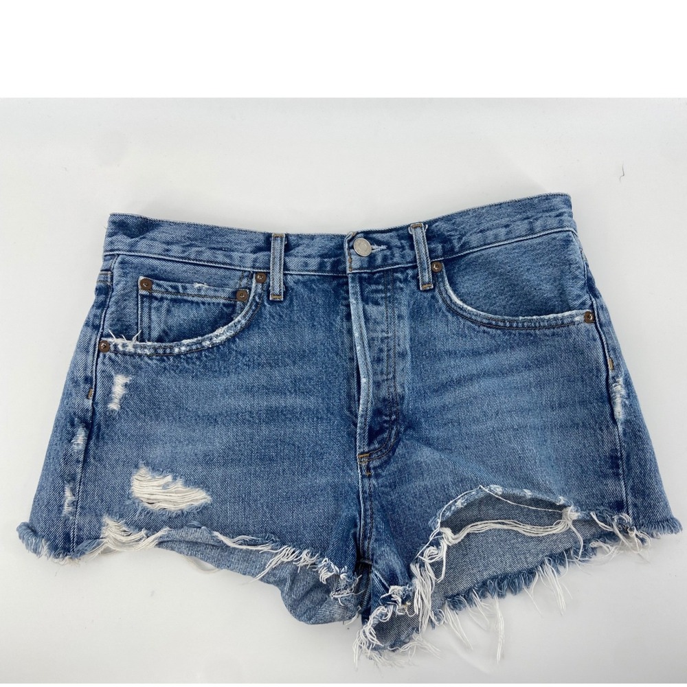 AGOLDE Shorts Women 27 Parker Denim Vintage Cut Off Distressed Festival Cowgirl‎